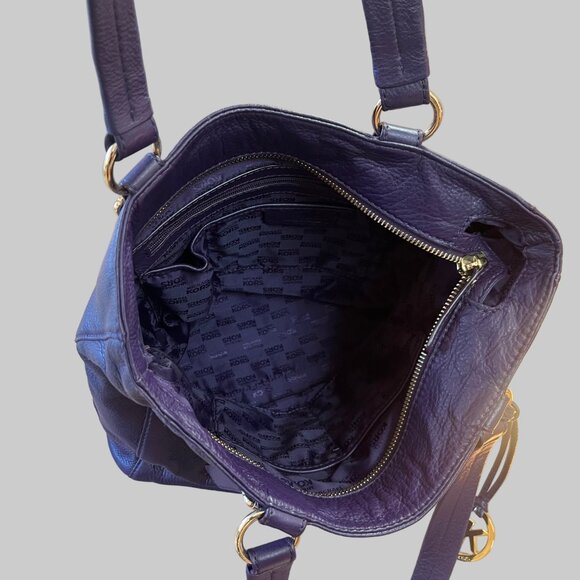 Michael Kors purple leather tote, NEW WITH TAGS! - Picture 6 of 6